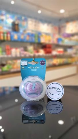 Ty ngậm thông khí cho bé từ 6-18 tháng Philips Avent (tím)