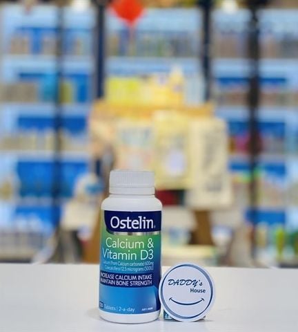 Viên uống bổ sung Canxi & Vitamin D3 Ostelin (130v)