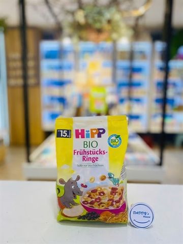 Ngũ cốc hữu cơ Hipp vị yến mạch, táo, nho & cà rốt - 1 tuổi (120g)