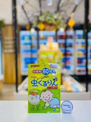 Miếng dán ngừa côn trùng, muỗi Pigeon từ sơ sinh (60 miếng)