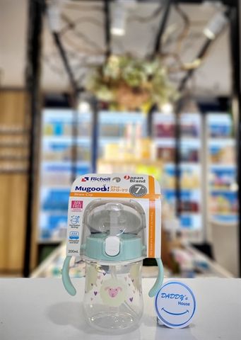 Bình ống hút Mugood Richell Xanh Nhạt RC99270 (200ml)