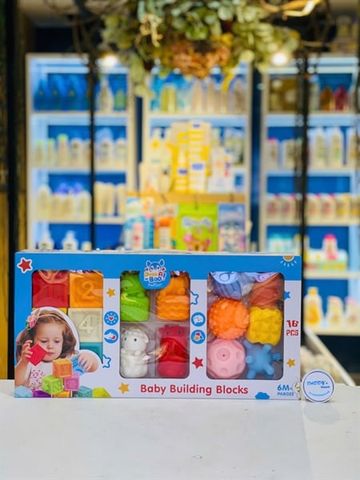 Đồ chơi hình khối nhựa mềm - Peek A Boo PAB025 (16 chi tiết)