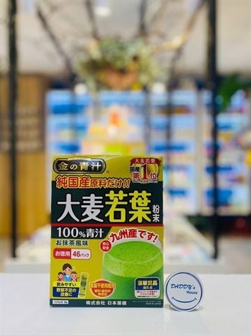 Bột mầm lúa mạch non Nihon Yakken - NK (3g x 46 gói)