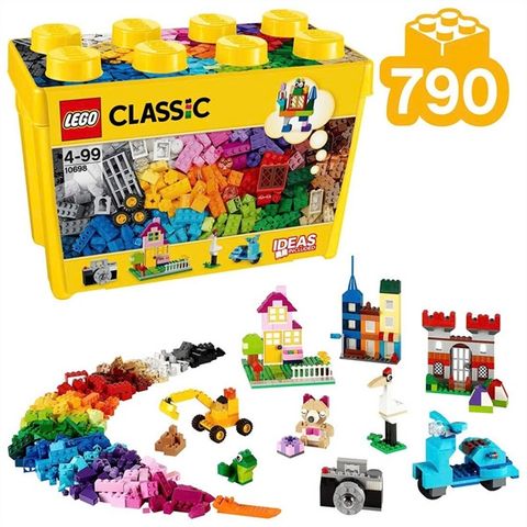 Đồ chơi lắp ráp thùng gạch lớn Lego Classic - 790 chi tiết (10698)