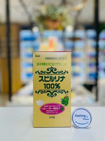 Viên uống tảo xoắn Spirulina Algae Nhật - NK (2200 viên)