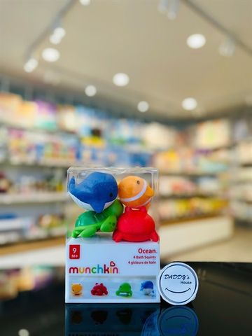 Đồ chơi bộ 4 sinh vật biển Munchkin (9 tháng)