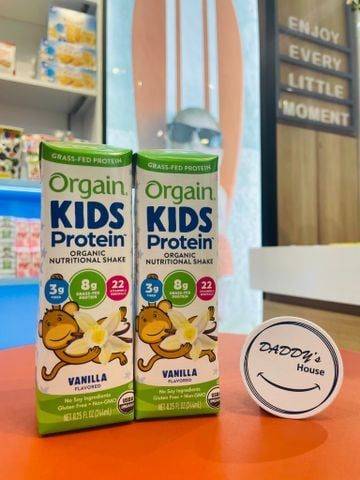 Sữa hữu cơ Orgain Kids Protein vị Vanilla 244ml