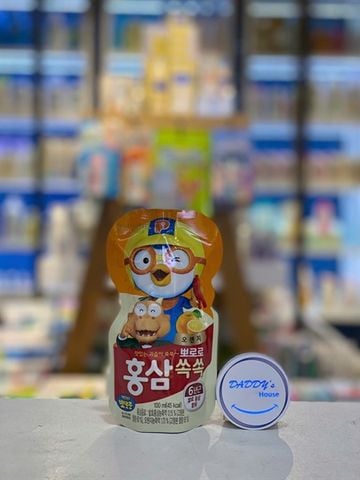 Nước uống hồng sâm Pororo vị cam (100ml)