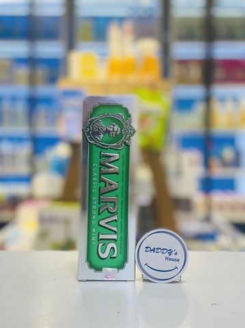 Kem đánh răng Marvis Classic Strong Mint - NK (85ml)