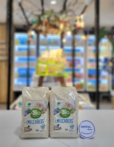Gạo sữa hữu cơ DmBio Milchreis (500g)
