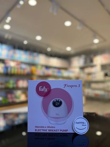 Máy hút sữa điện không dây cao cấp Freepro 3 Fatzbaby