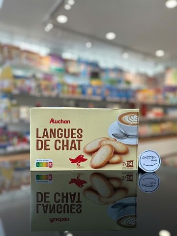 Bánh quy Langue de Chat Auchan (2x100g)