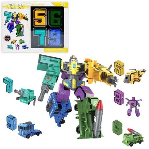 Đồ chơi lắp ráp Robot số học từ 5-9 Vecto (3 tuổi)