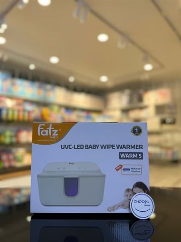 Máy ủ ấm và tiệt trùng UVC-LED khăn giấy ướt cho bé Warm 5 Fatzbaby