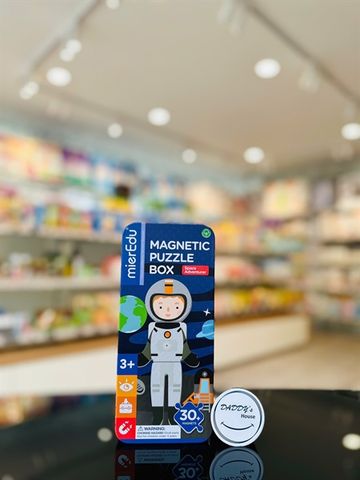 Hộp xếp hình nam châm - Space Adventurer MierEdu (3 tuổi)