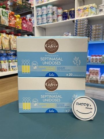 Nước muối kháng viêm trị cảm & viêm mũi họng Gifrer (20x5ml)