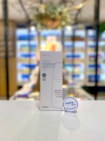 Bình sữa PPSU Morther-K - Bebe Tím (280ml)