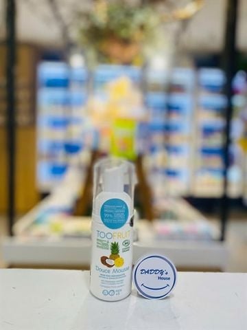 Sữa rửa mặt tạo bọt hữu cơ Toofruit hương dừa & dứa 5 tuổi (100ml)