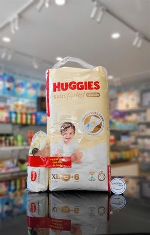 Tã quần Huggies skin perfect size XL52+6 miếng (12-17kg)