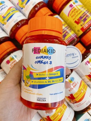 Vitamin Omega 3 PEDIAKID® Gommes (60 viên)