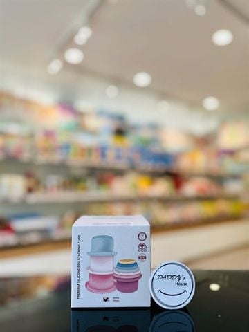 Đồ chơi xếp tháp chồng cốc Silicone cao cấp Little Bykker