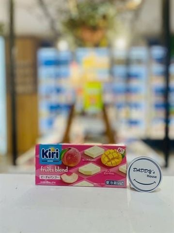 Phô mai Kiri trái cây hỗn hợp vị đào & xoài (81g)