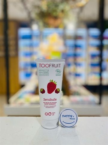 Sữa tắm hữu cơ Toofruit hương dâu tây & mâm xôi 3 tuổi (200ml)