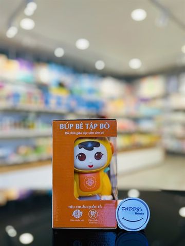 Búp bê tập bò có nhạc Toys House - Màu vàng (9 - 36th)