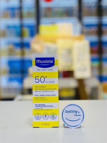 Kem sữa chống nắng Mustela Lait Solaire SPF 50+ (100ml)