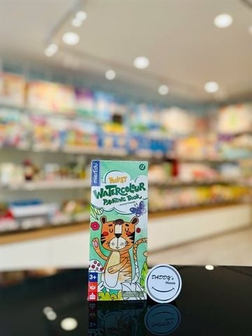 Bộ thẻ tô màu nước hình con vật dễ thương MierEdu (3 tuổi)