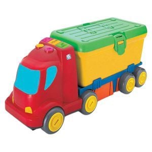 Xe tải 3in1 Busy Builder Fun Sound Truck Infantino (18 - 36th)