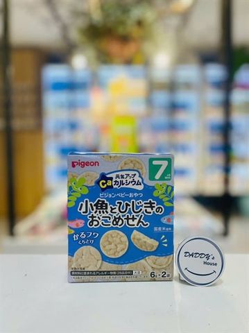 Bánh Pigeon vị cá cơm & rong biển 7 tháng - CT (2 x 6g)