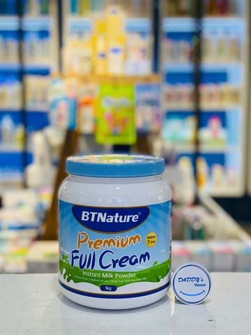 Sữa tươi nguyên kem dạng bột BTNature (Hộp 1kg)