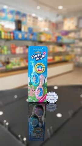 Set 2 bàn chải đánh răng Brush - Baby - Xanh mint + hồng (0-3 tuổi)