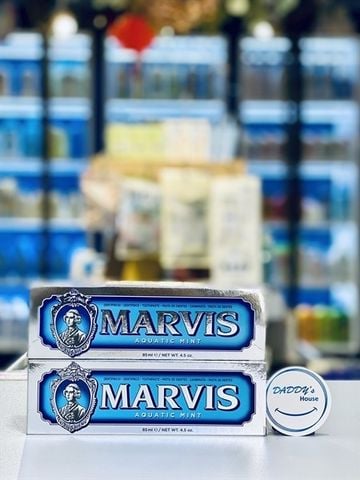 Kem đánh răng Marvis Aquatic Mint - NK (85ml)