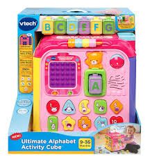 Đồ chơi VTech Alphabet Activity Cube (Pink)