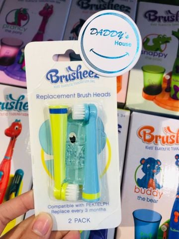 Đầu bàn chải thay thế điện tử Brusheez® (Ollie The Elephant)