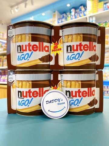 Bánh que giòn phết cacao Nutella & Go (2x39g)