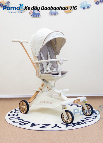 Xe đẩy Baobaohao Pomo V16 (Màu kem)