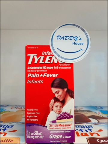 Tylenol Infant's Pain + Fever Grape (30ml)