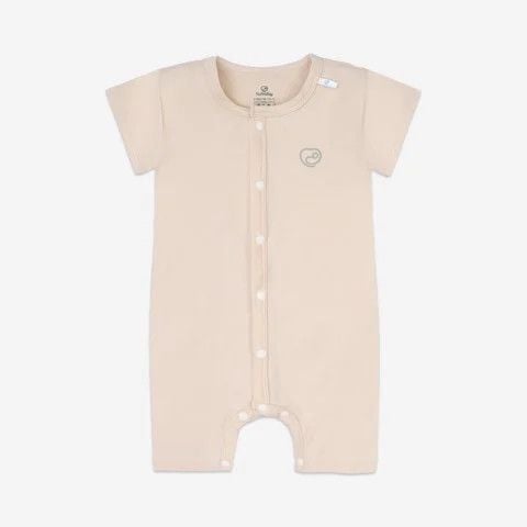 Bộ cài giữa ngắn tay BU Bambus - Sand (6-9m)