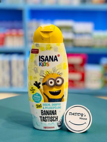 Tắm gội & xả 3in1 Isana Kids Minion (300ml)