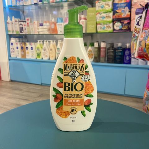 Sữa dưỡng thể mật ong, Argan Bio Le Petit Marseillais (250ml)