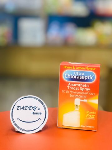 Xịt họng Ultra Chloraseptic Chanh & Mật ong 6y+ (15ml)