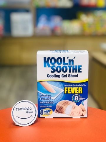 Miếng dán hạ sốt Kool 'n' Soothe 12m+ (8 miếng)