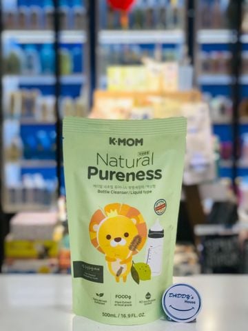 Nước rửa bình & rau quả chiết xuất từ tự nhiên K-Mom Hàn Quốc (Túi 500ml)