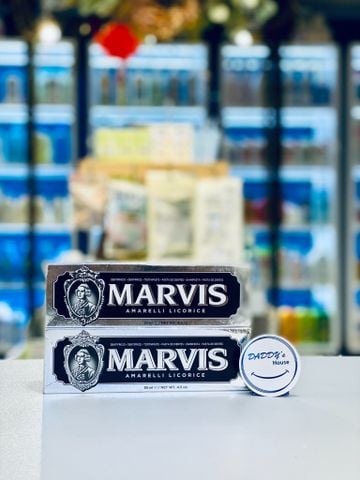 Kem đánh răng Marvis Amarelli Licorice - màu đen (85ml)