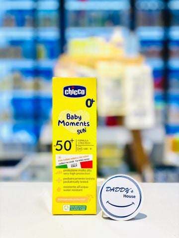 Kem chống nắng Chicco 3 tác động SPF 50+ (0th+)
