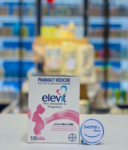 Viên uống bổ sung vitamin tổng hợp Elevit Pre-conception & Pregnancy (100 viên)