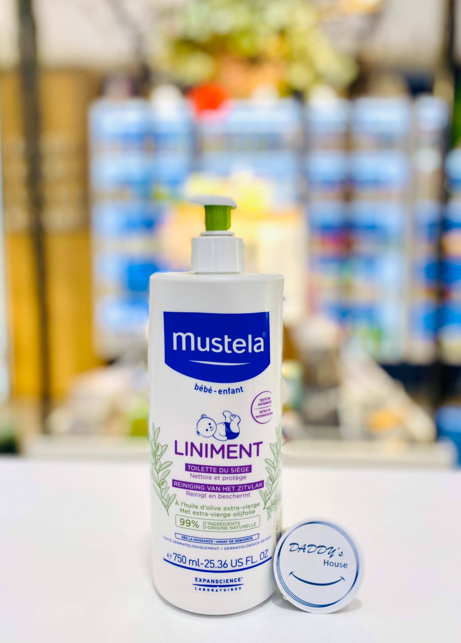 Liniment Mustela A L'huile D'olive Extra Vierge Des La Naissance 400ml -  Easypara